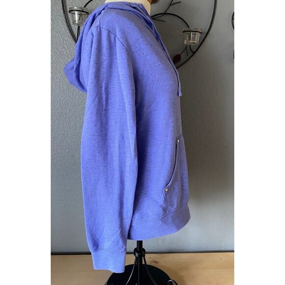 Made For Life Women’s Athletic Jacket Size Medium Workout Exercise Purple Hooded - Picture 5 of 7